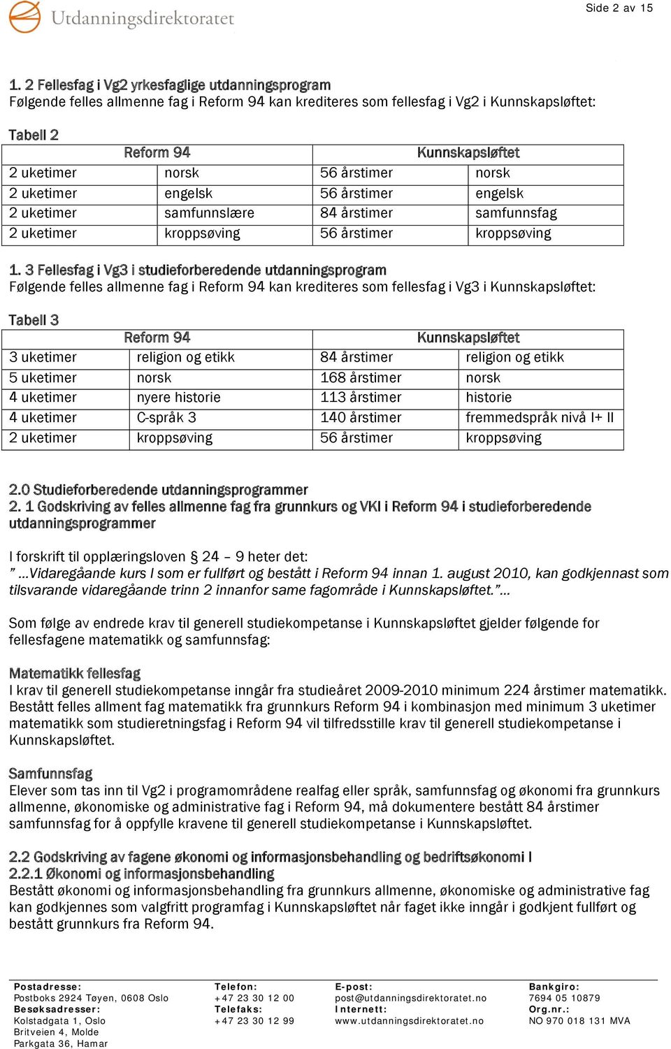 årstimer norsk 2 uketimer engelsk 56 årstimer engelsk 2 uketimer samfunnslære 84 årstimer samfunnsfag 2 uketimer kroppsøving 56 årstimer kroppsøving 1.