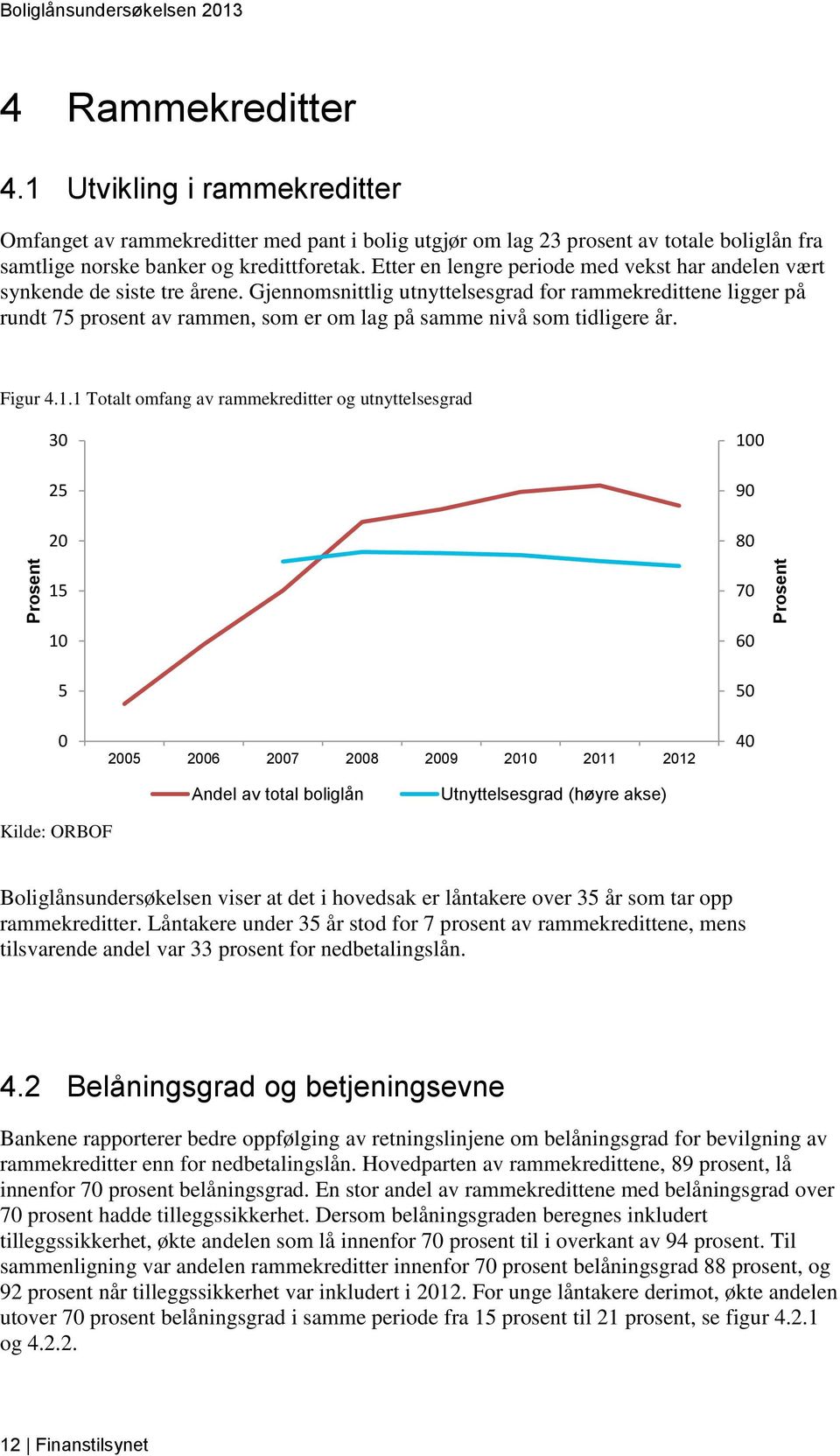 Etter en lengre periode med vekst har andelen vært synkende de siste tre årene.