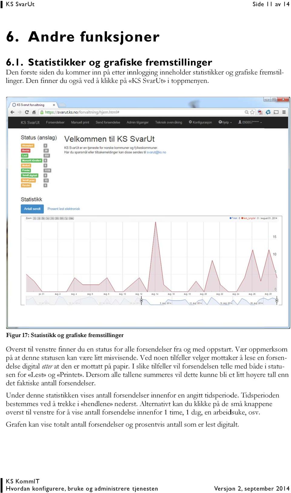 Vær oppmerksom på at denne statusen kan være litt misvisende. Ved noen tilfeller velger mottaker å lese en forseni statu- delse digital etter at den er mottatt på papir.