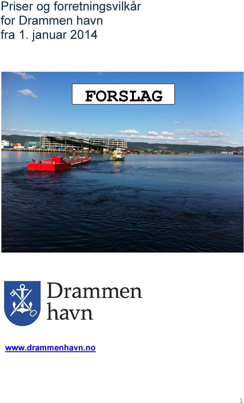 Drammen havn fra 1.