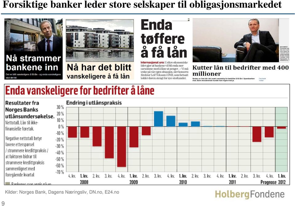 obligasjonsmarkedet 9 Kilder: