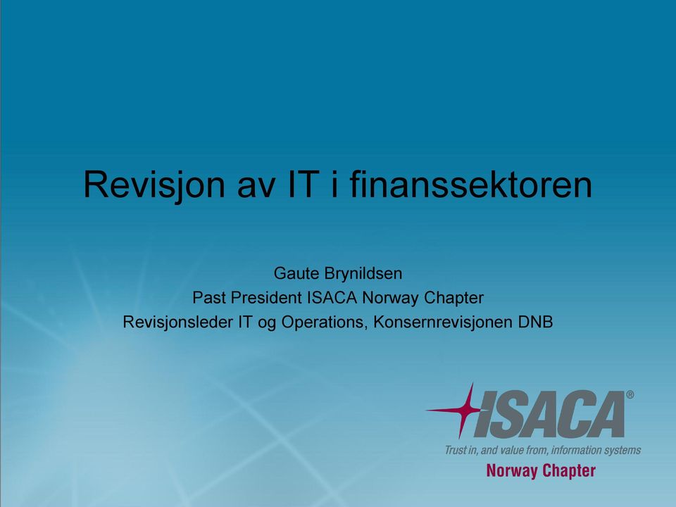 ISACA Norway Chapter