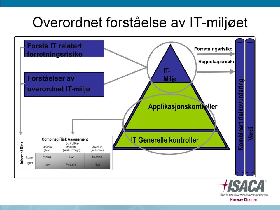 Forståelser av overordnet IT-miljø IT- Miljø