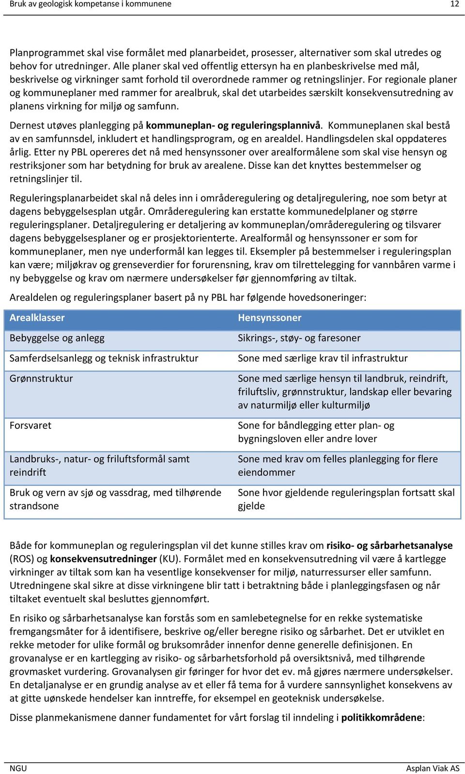 For regionale planer og kommuneplaner med rammer for arealbruk, skal det utarbeides særskilt konsekvensutredning av planens virkning for miljø og samfunn.