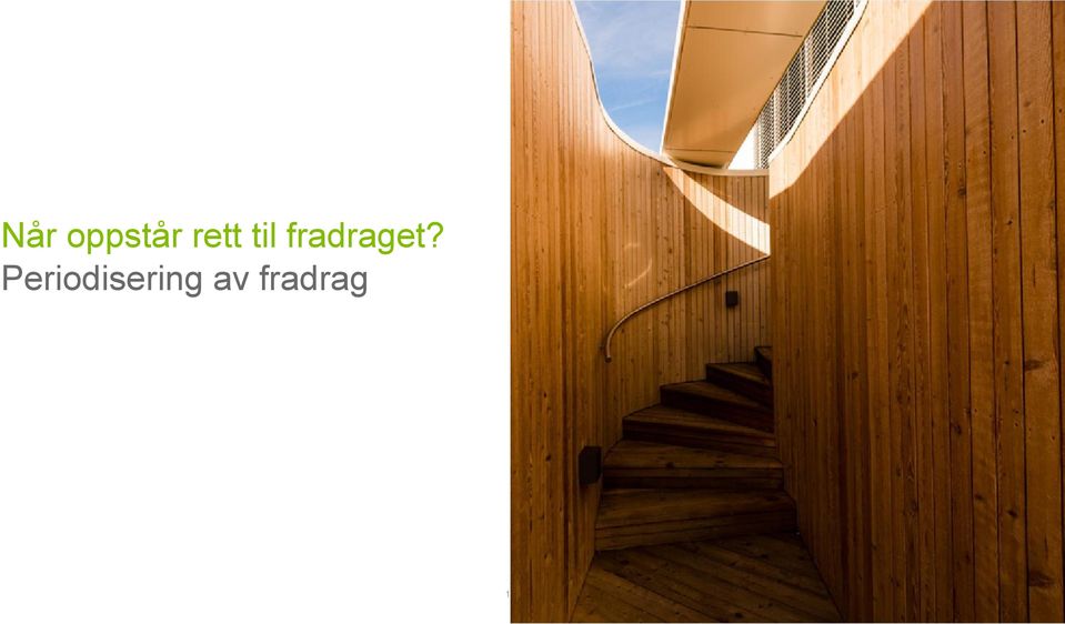 fradraget?