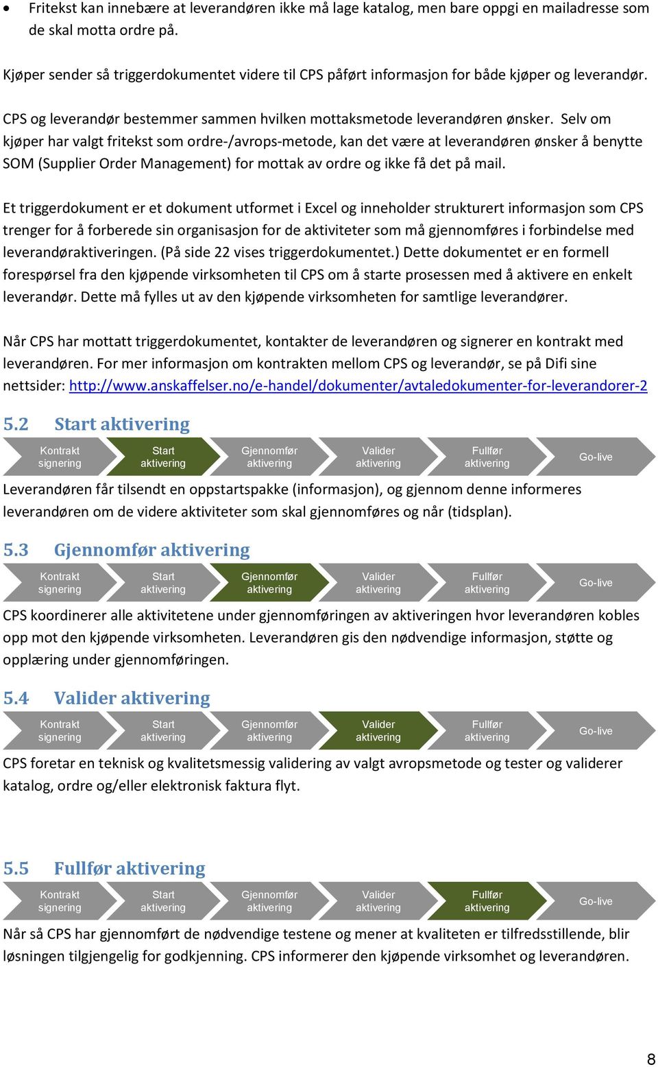 Selv om kjøper har valgt fritekst som ordre-/avrops-metode, kan det være at leverandøren ønsker å benytte SOM (Supplier Order Management) for mottak av ordre og ikke få det på mail.