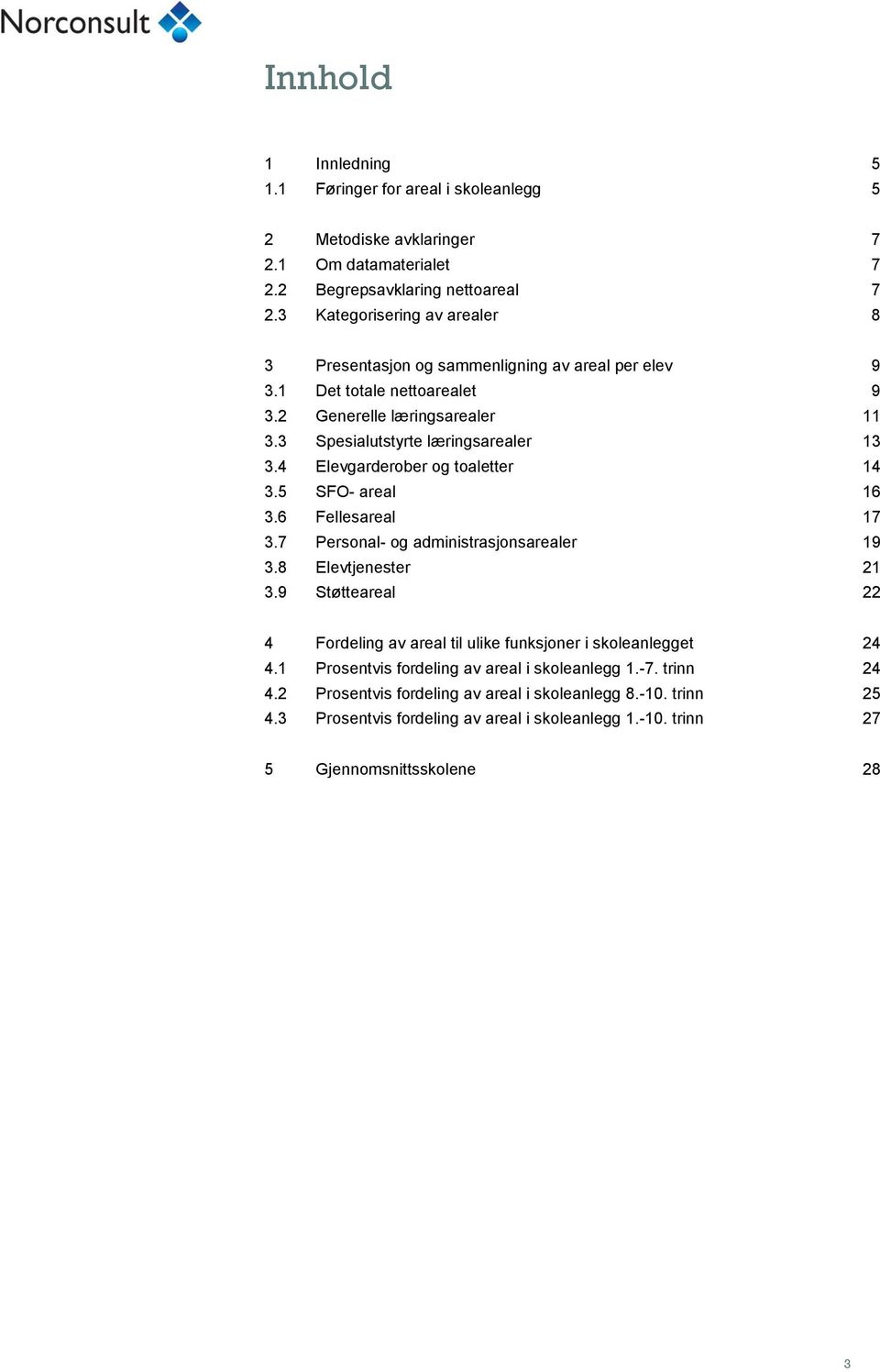 4 Elevgarderober og toaletter 14 3.5 SFO- areal 16 3.6 Fellesareal 17 3.7 Personal- og administrasjonsarealer 19 3.8 Elevtjenester 21 3.