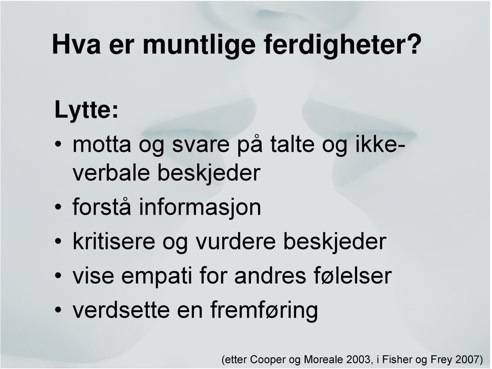 forstå informasjon kritisere og vurdere beskjeder vise