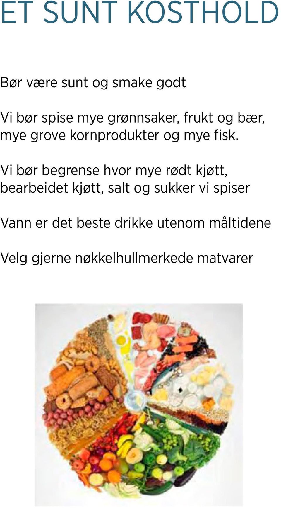 Vi bør begrense hvor mye rødt kjøtt, bearbeidet kjøtt, salt og sukker