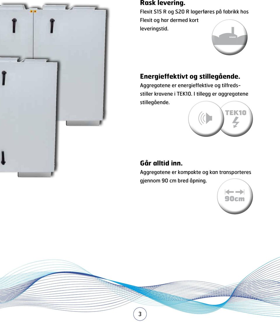 Energieffektivt og stillegående.