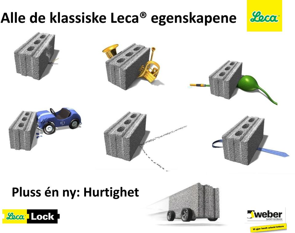 Leca egenskapene &