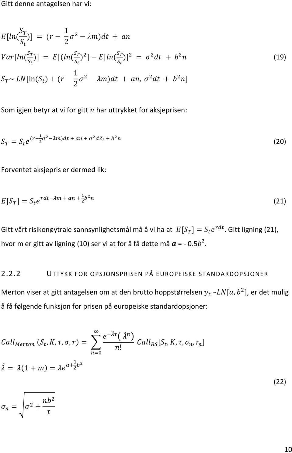 Gitt ligning (21