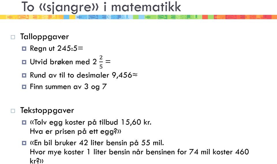 koster på tilbud 15,60 kr. Hva er prisen på ett egg?