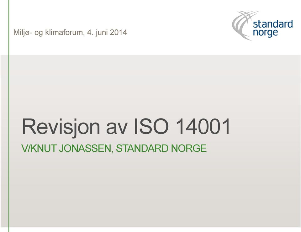 av ISO 14001 V/KNUT