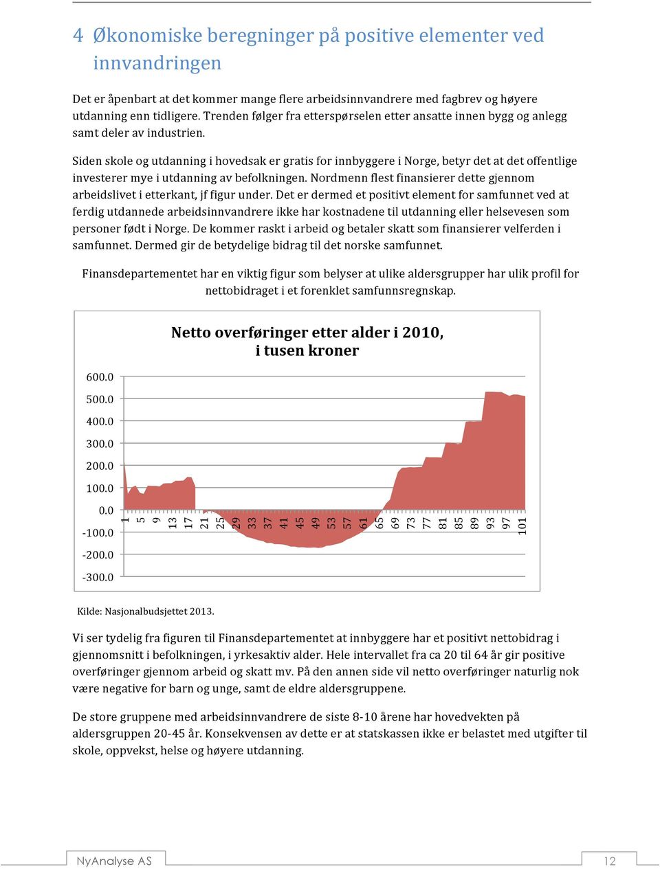 Siden skole og utdanning i hovedsak er gratis for innbyggere i Norge, betyr det at det offentlige investerer mye i utdanning av befolkningen.