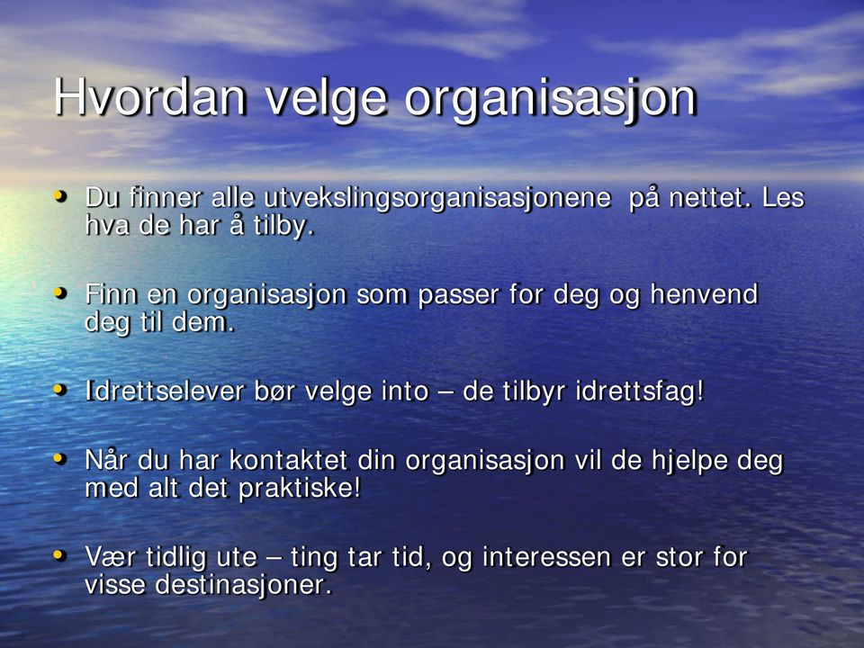 Idrettselever bør velge into de tilbyr idrettsfag!