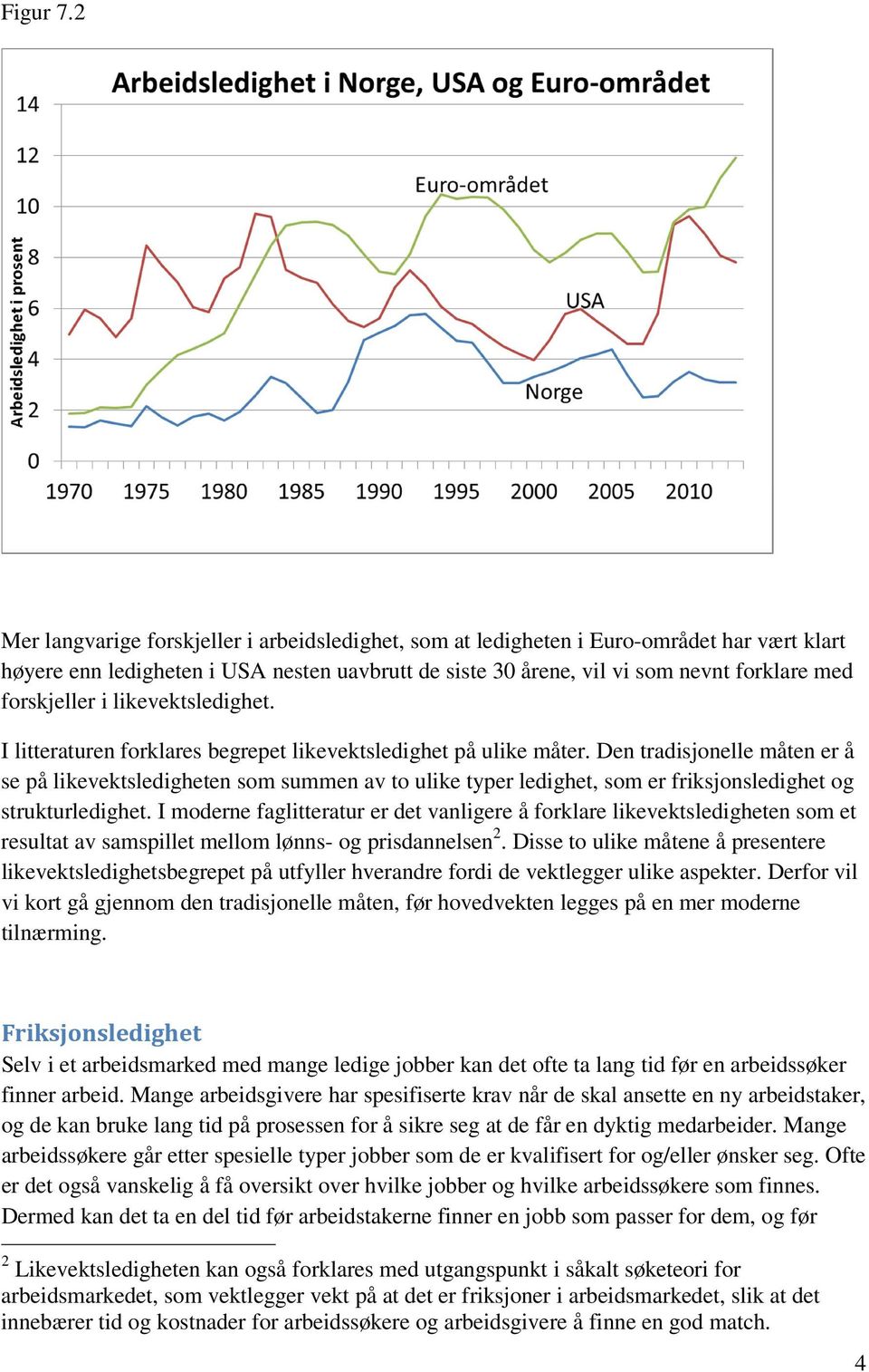 forskjeller i likevektsledighet. I litteraturen forklares begrepet likevektsledighet på ulike måter.