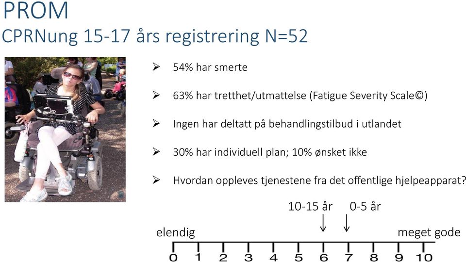 behandlingstilbud i utlandet 30% har individuell plan; 10% ønsket ikke