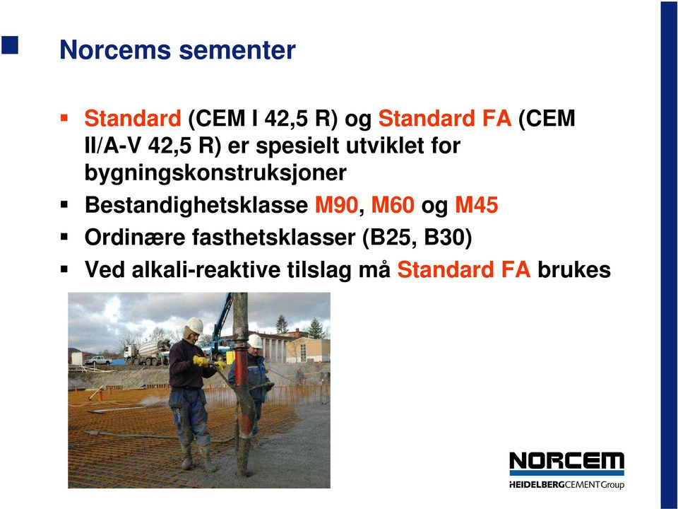 bygningskonstruksjoner Bestandighetsklasse M90, M60 og M45