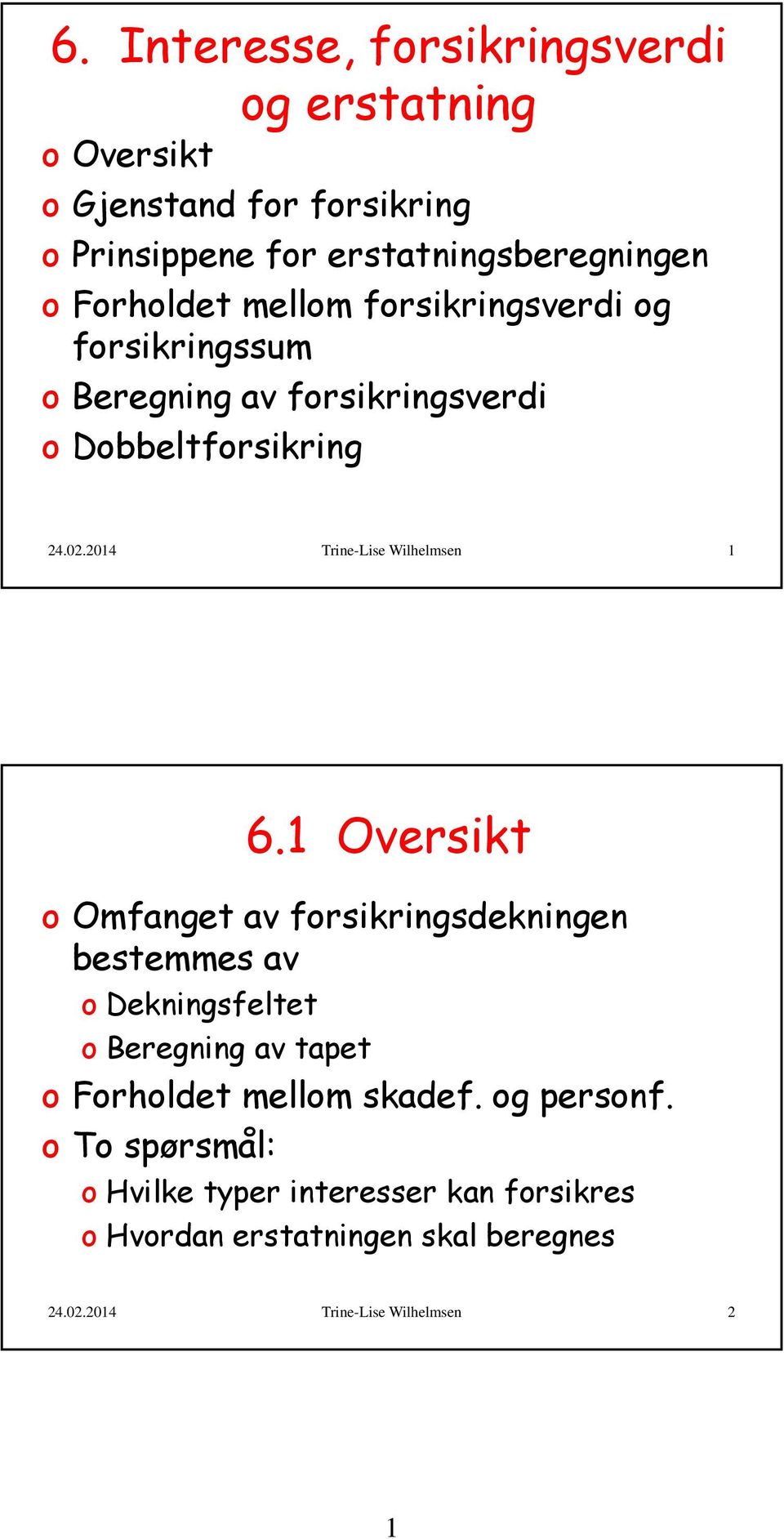 2014 Trine-Lise Wilhelmsen 1 6.