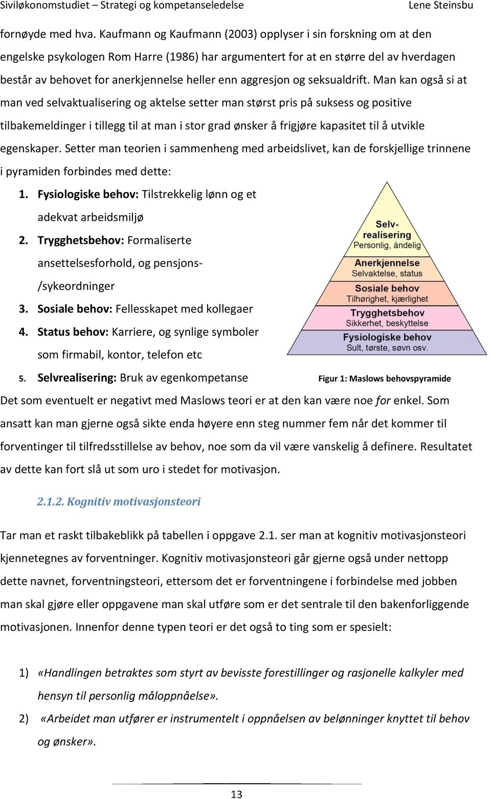 aggresjon og seksualdrift.