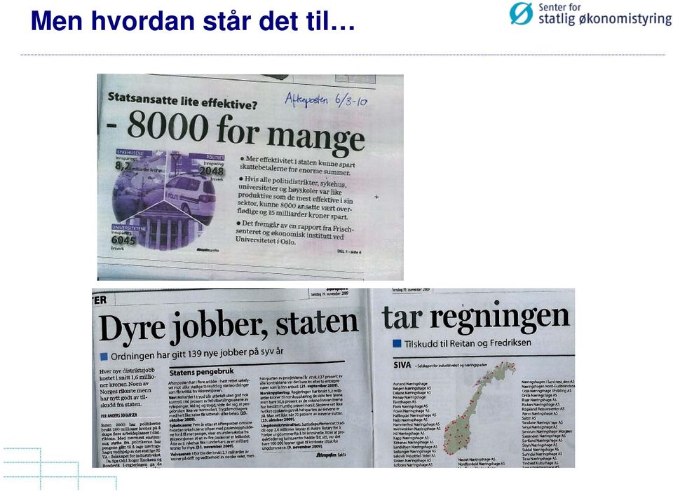 står det