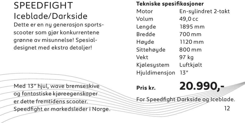 Speedfight er markedsleder i Norge.