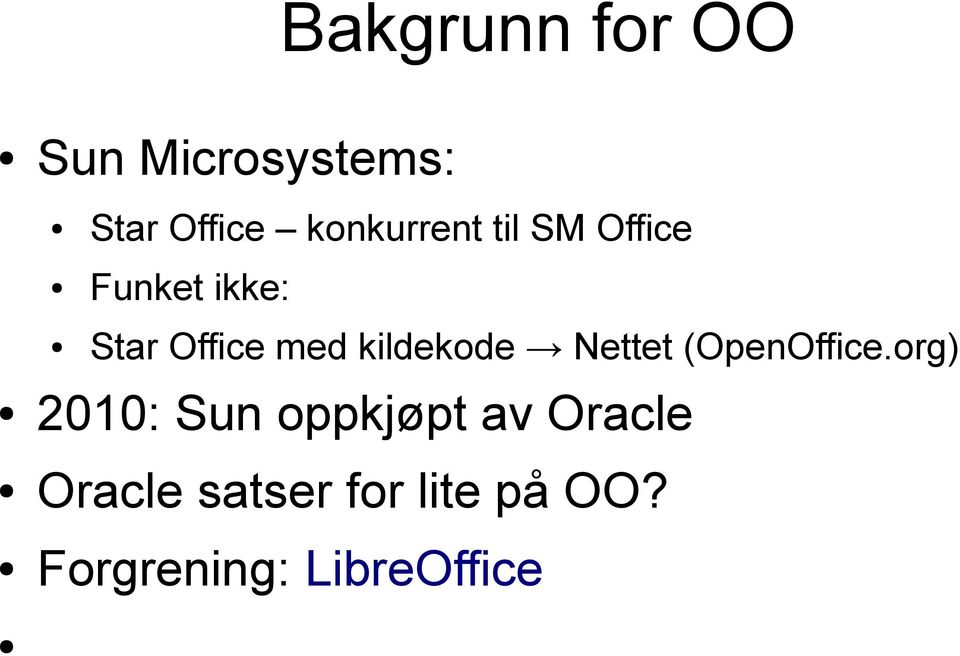 kildekode Nettet (OpenOffice.