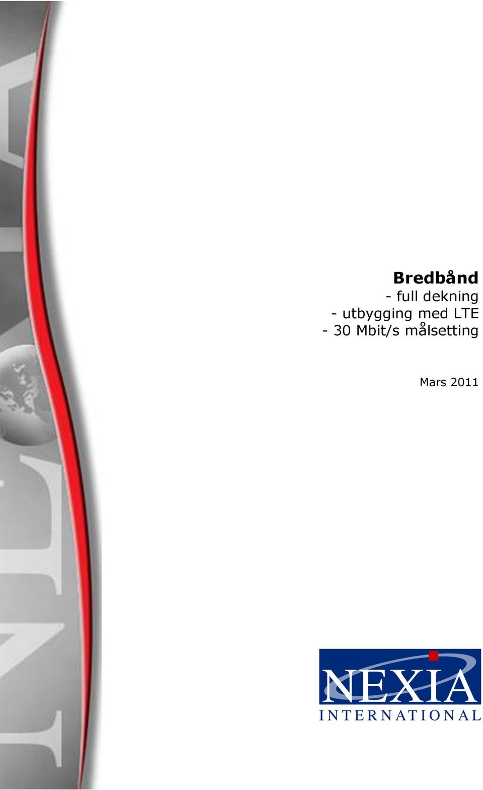 utbygging med LTE