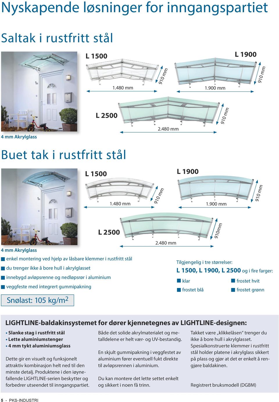 900 mm 4 mm Akrylglass enkel montering ved hjelp av låsbare klemmer i rustfritt stål du trenger ikke å bore hull i akrylglasset innebygd avløpsrenne og nedløpsrør i aluminium veggfeste med integrert