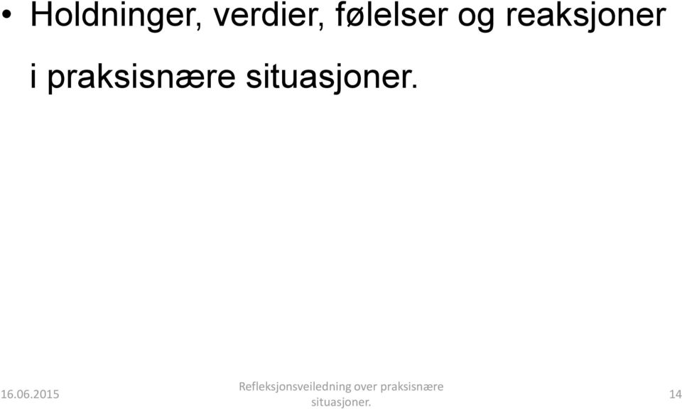 følelser og