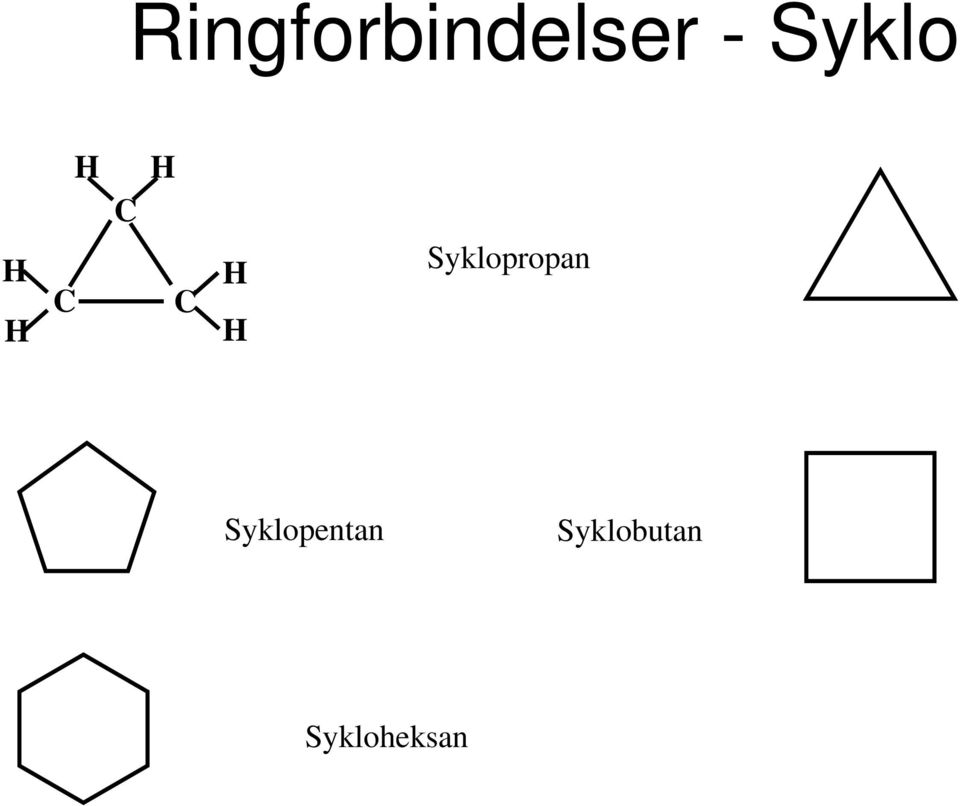 Syklopropan