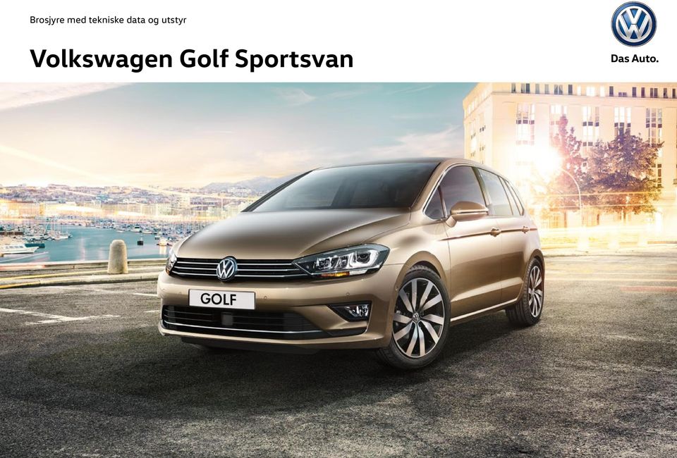 Brosjyre med tekniske data og utstyr. Volkswagen Golf Sportsvan - PDF  Gratis nedlasting