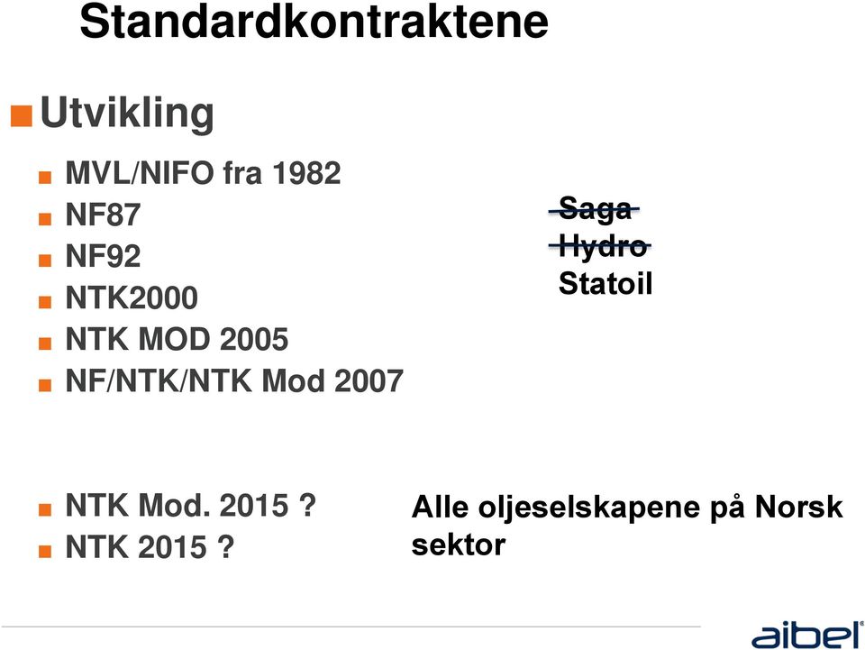 NF/NTK/NTK Mod 2007 Saga Hydro Statoil NTK