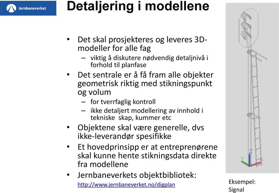 modellering av innhold i tekniske skap, kummer etc Objektene skal være generelle, dvs ikke-leverandør spesifikke Et hovedprinsipp er at