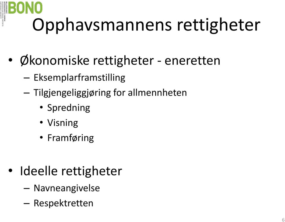 Tilgjengeliggjøring for allmennheten Spredning