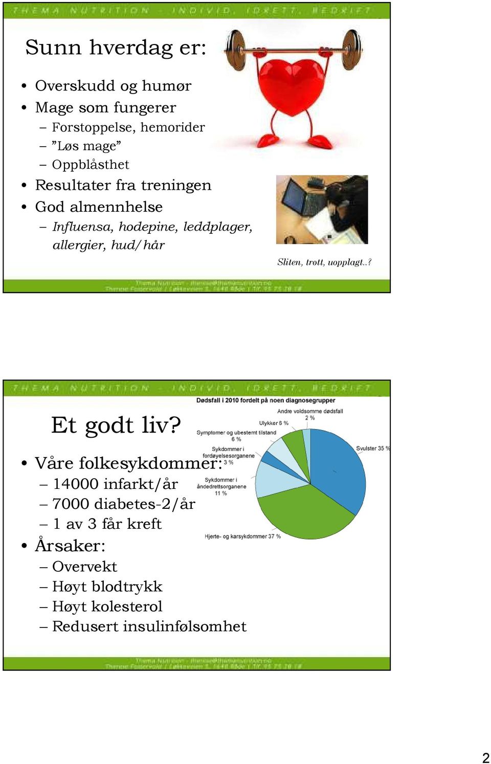 allergier, hud/hår Sliten, trøtt, uopplagt..? Et godt liv?