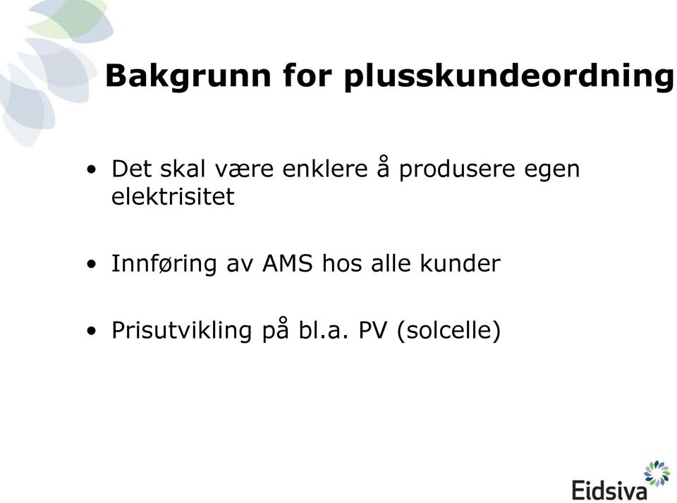 elektrisitet Innføring av AMS hos