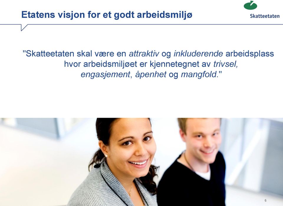 inkluderende arbeidsplass hvor arbeidsmiljøet