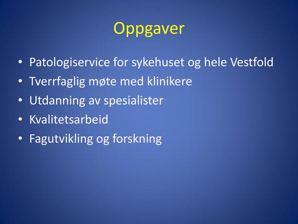 klinikere Utdanning av spesialister