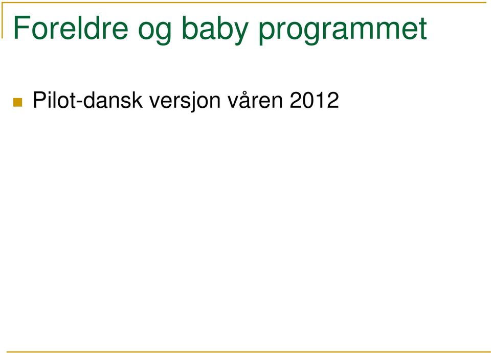 programmet