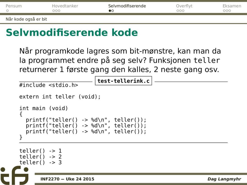 h> extern int teller (void); test-tellerink.