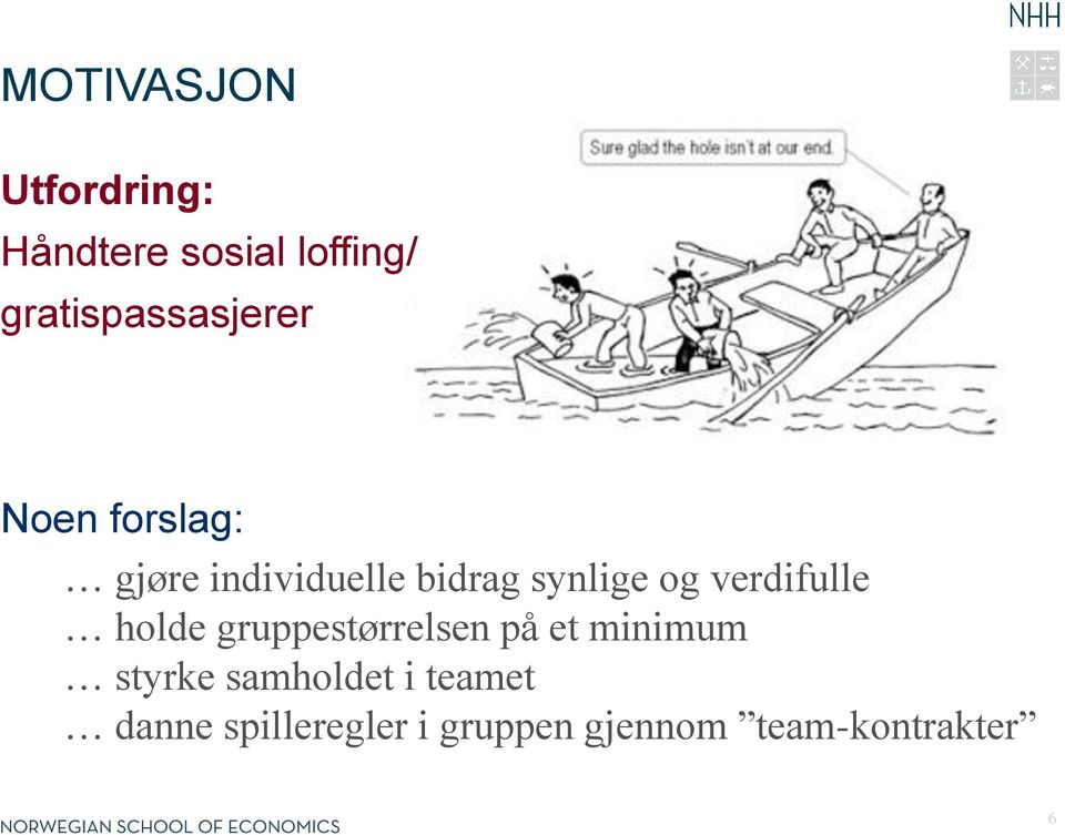 synlige og verdifulle holde gruppestørrelsen på et minimum