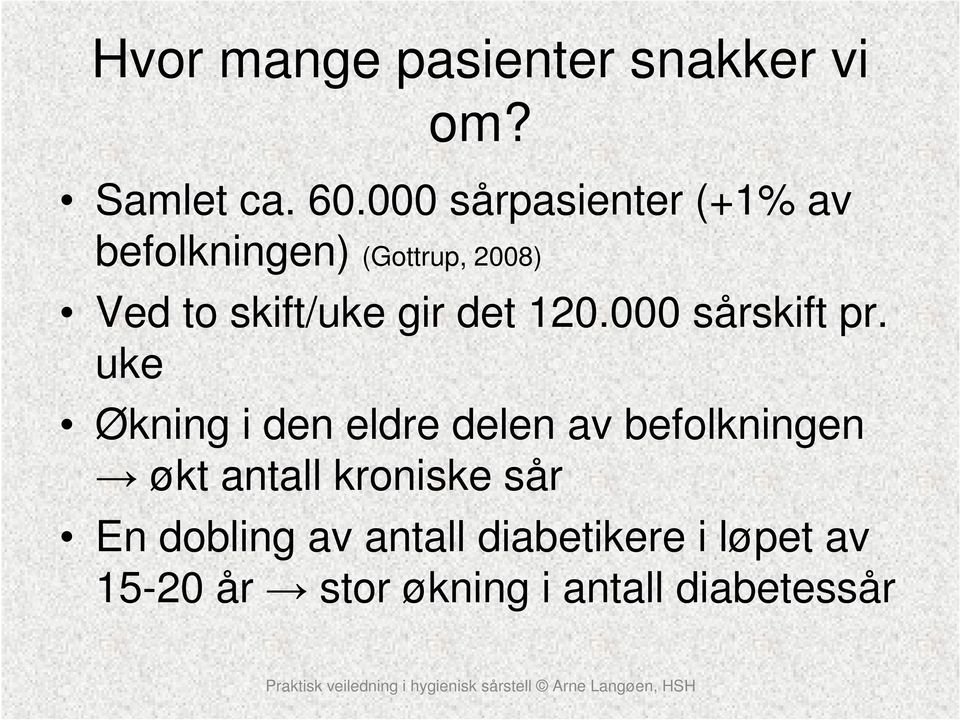 det 120.000 sårskift pr.