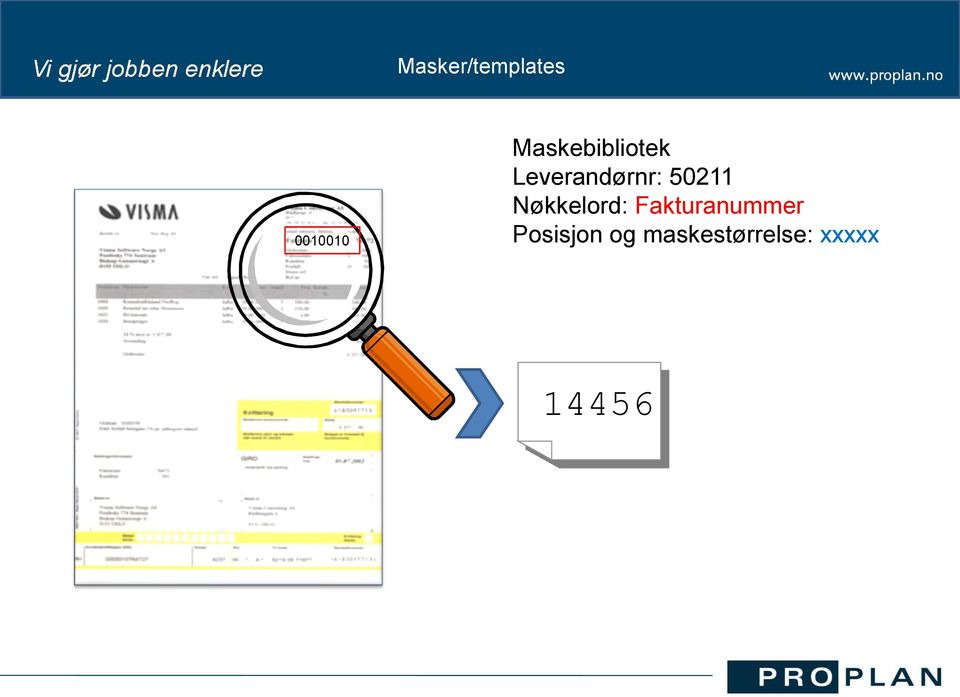 50211 Nøkkelord: Fakturanummer