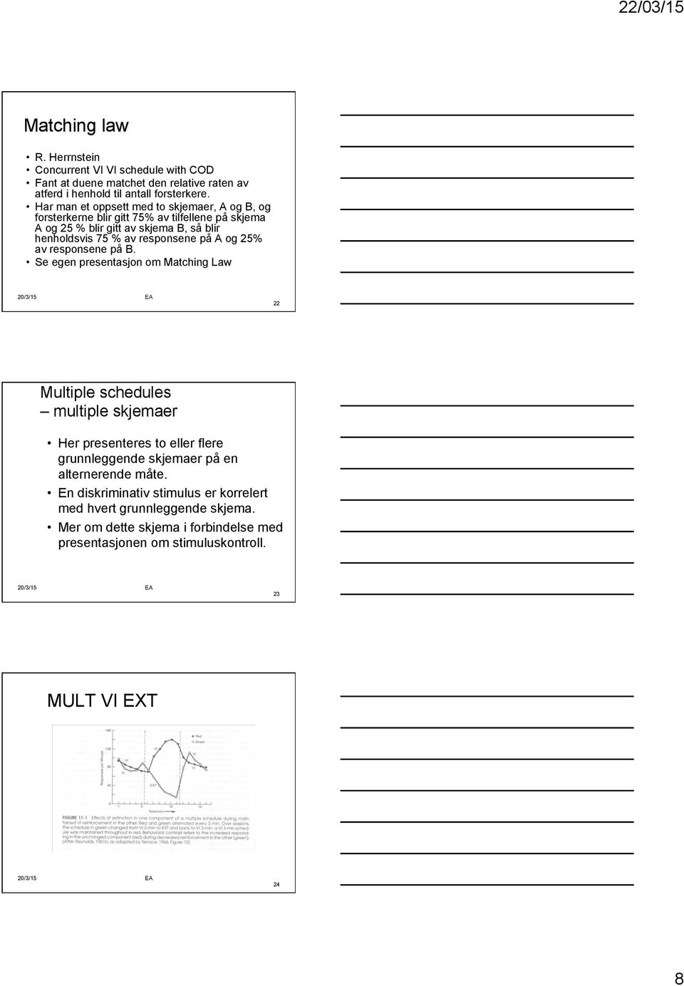 responsene på A og 25% av responsene på B.