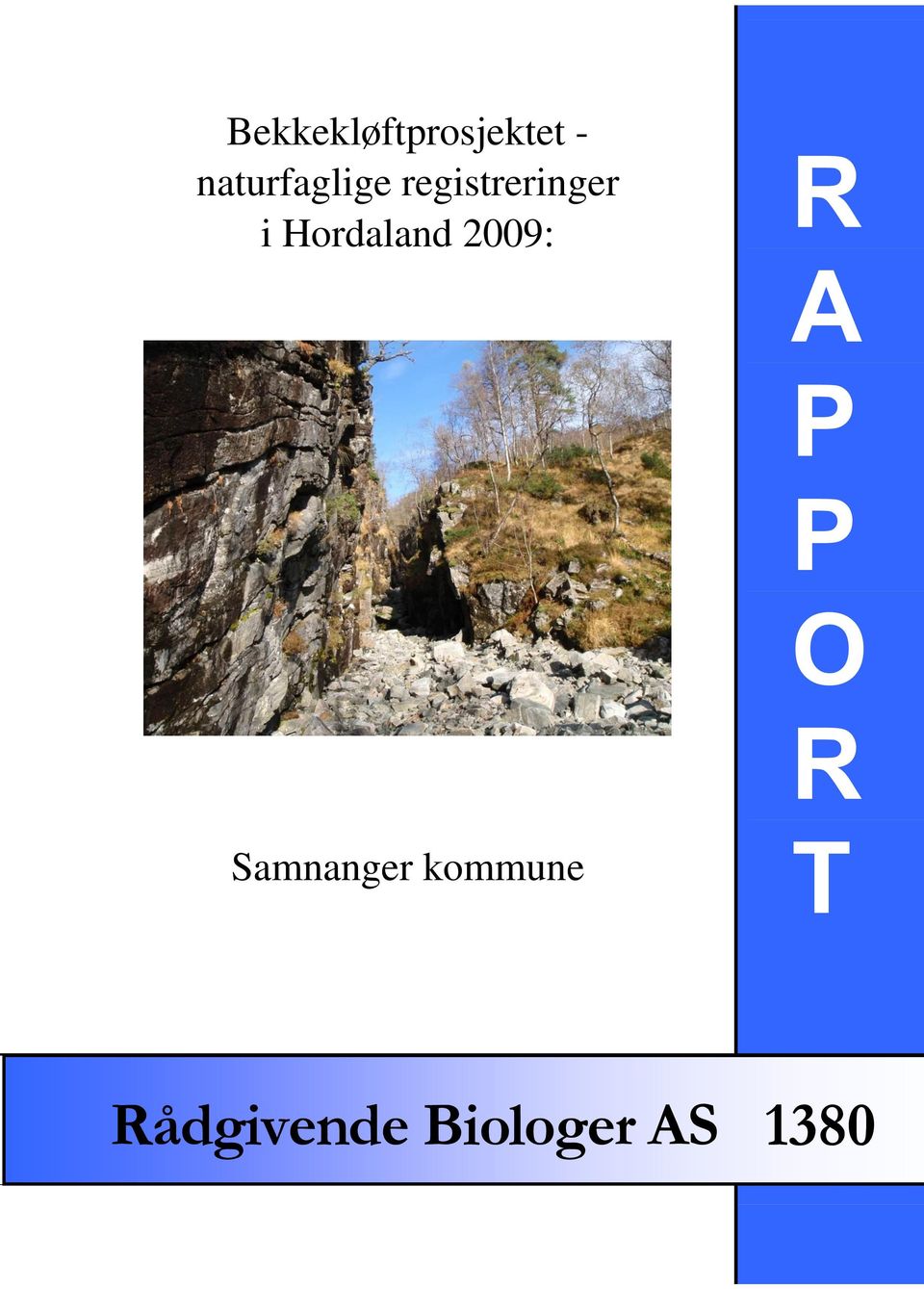 Hordaland 2009: R A P P O R