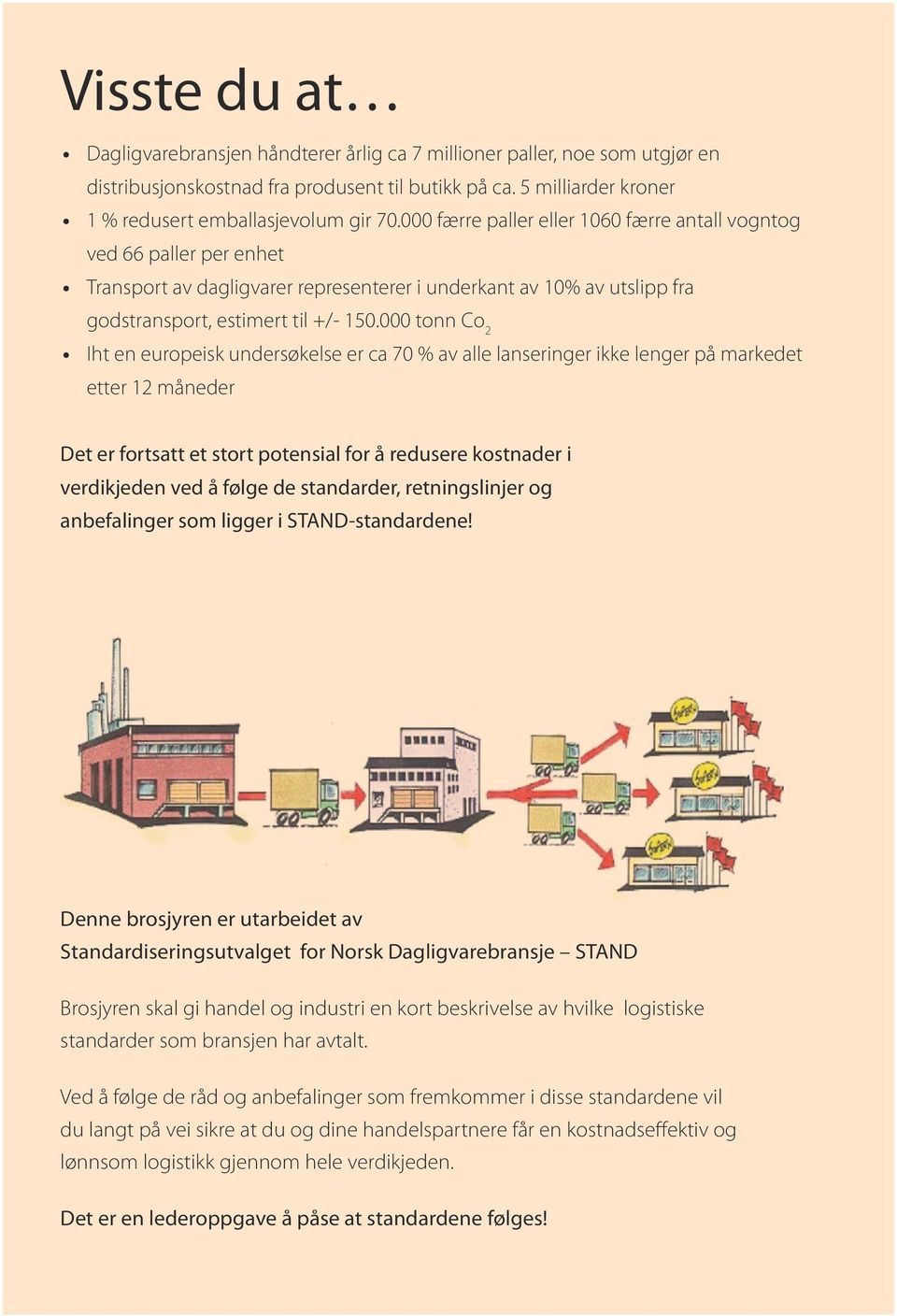 000 tonn Co 2 Iht en europeisk undersøkelse er ca 70 % av alle lanseringer ikke lenger på markedet etter 12 måneder Det er fortsatt et stort potensial for å redusere kostnader i verdikjeden ved å