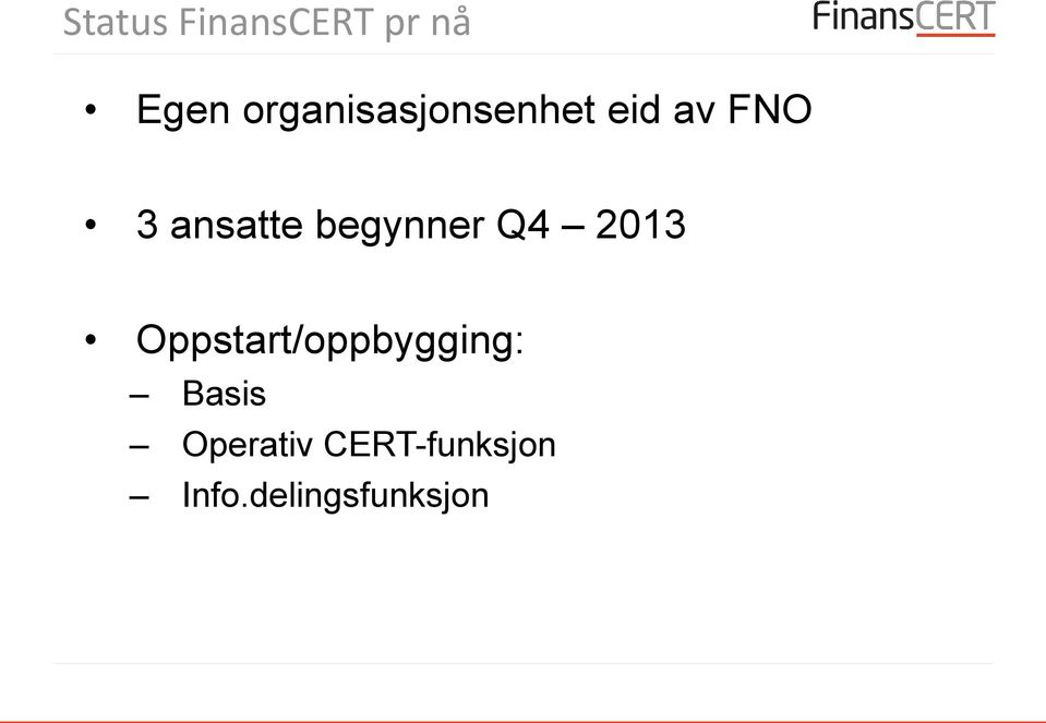 ansatte begynner Q4 2013