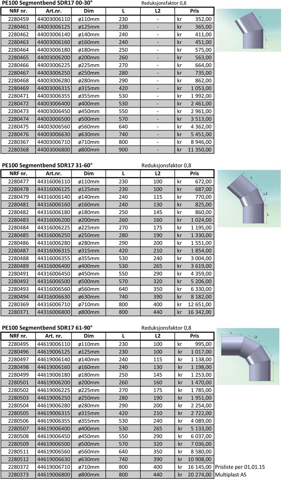 2280468 44003006280 ø280mm 290 - kr 862,00 2280469 44003006315 ø315mm 420 - kr 1 053,00 2280471 44003006355 ø355mm 530 - kr 1 992,00 2280472 44003006400 ø400mm 530 - kr 2 461,00 2280473 44003006450